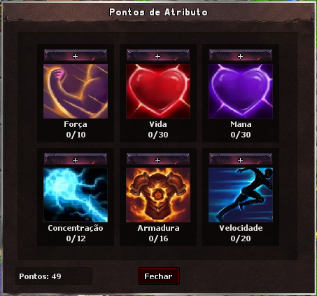 Pontos de Atributos